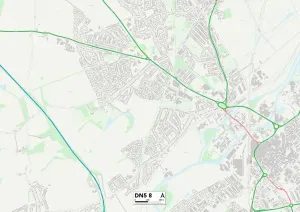 Doncaster DN5 8 Map