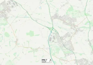 DN - Doncaster Imprime: Doncaster DN6 7 Map