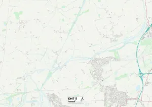 DN - Doncaster Imprime: Doncaster DN7 5 Map