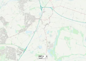 Doncaster DN7 6 Map