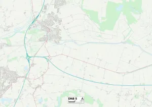 DN - Doncaster Imprime: Doncaster DN8 5 Map