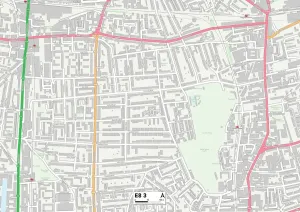 E - Londres E Imprime: Hackney E8 3 Map