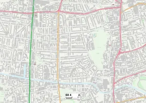 E - Londres E Imprime: Hackney E8 4 Map