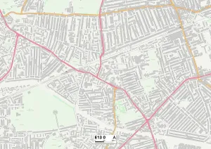 Newham E13 0 Map