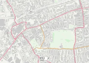 E - Londres E Imprime: Nuevham E15 4 Mapa