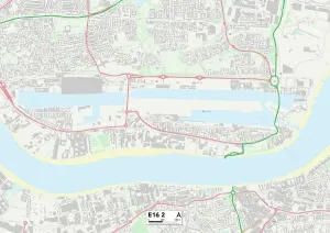 E - Londres E Imprime: Newham E16 2 Map