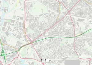 Newham E16 4 Map