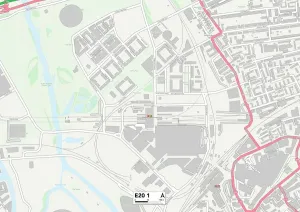 E - Londres E Imprime: Newham E20 1 Map