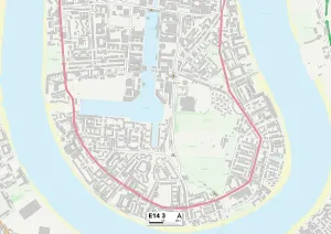 Tower Hamlets E14 3 Map