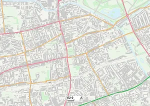 Tower Hamlets E2 0 Map