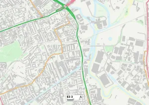 E - Londres E Imprime: Torre Hamlets E3 3 Mapa