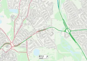 E - Londres E Imprime: Waltham Forest E11 2 Map