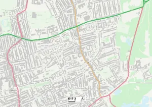 E - Londres E Imprime: Waltham Forest E17 3 Map