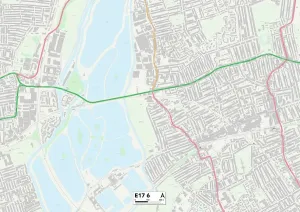 E - Londres E Imprime: Waltham Forest E17 6 Map