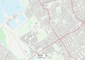 E - Londres E Imprime: Waltham Forest E17 8 Map
