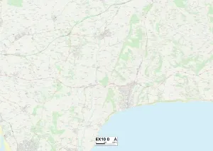 Impresión enmarcada : Exeter EX10 0 Map Impresión enmarcada : Exeter EX10 0 Map