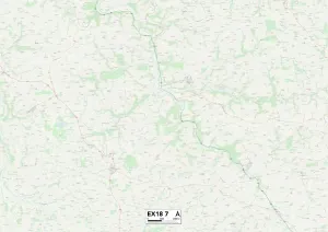 Exeter EX18 7 Map