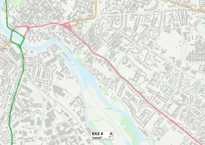 EX - Exeter Imprime: Exeter EX2 4 Map