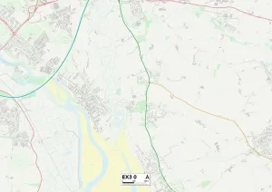 Exeter EX3 0 Map