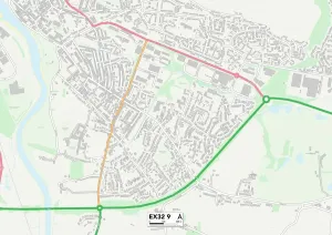 Exeter EX32 9 Map