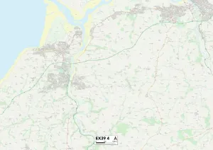 EX - Exeter Imprime: Torridge EX39 4 Map