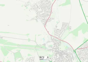Cotswold GL7 2 Map