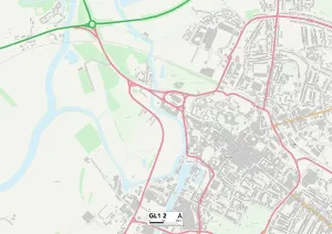 Gloucester GL1 2 Map