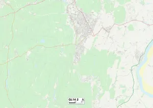 Gloucester GL14 2 Map