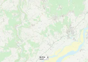 GL - Gloucester Imprime: Gloucester GL15 6 Map