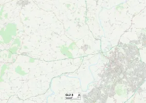 GL - Gloucester Imprime: Gloucester GL2 8 Map