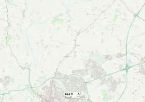 GL - Gloucester Imprime: Gloucester GL2 9 Map