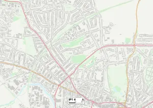 IP - Ipswich Imprime: Ipswich IP1 4 Map