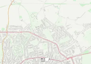 Ipswich IP4 3 Map