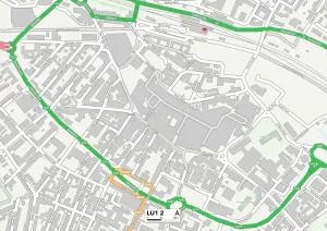 Luton LU1 2 Map
