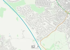 LU - Luton Imprime: Luton LU1 5 Map