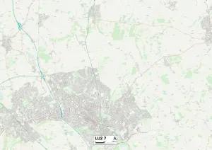 LU - Luton Imprime: Luton LU2 7 Map