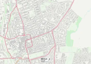 NN - Northampton Imprime: Kettering NN16 0 Map