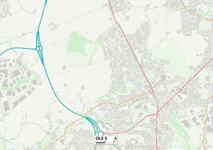 Oldham OL2 5 Map