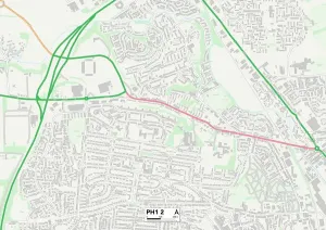 Perth y Kinross PH1 2 Map