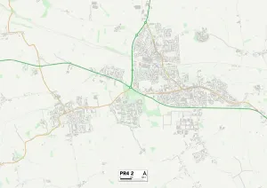 Fylde PR4 2 Map