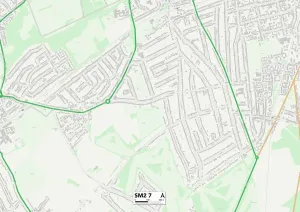 Sutton SM2 7 Map