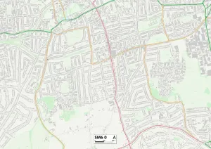 Sutton SM6 0 Map