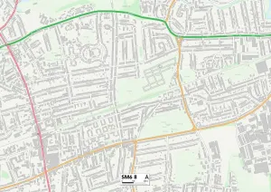 Sutton SM6 8 Map