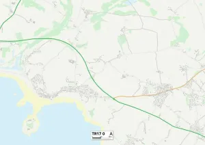 Cornwall TR17 0 Map