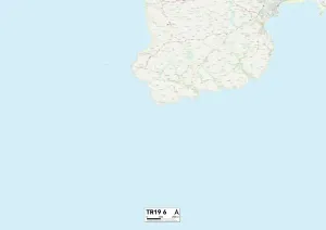 TR - Truro Imprime: Cornwall TR19 6 Map