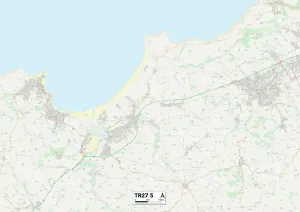 TR - Truro Imprime: Cornwall TR27 5 Map