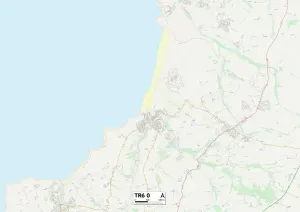 TR - Truro Imprime: Cornwall TR6 0 Map