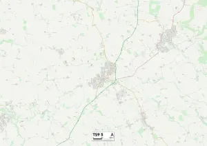 Hambleton TS9 5 Map