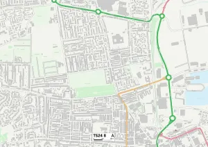 Hartlepool TS24 8 Map