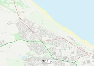 TS - Middlesbrough Imprime: Hartlepool TS24 9 Map